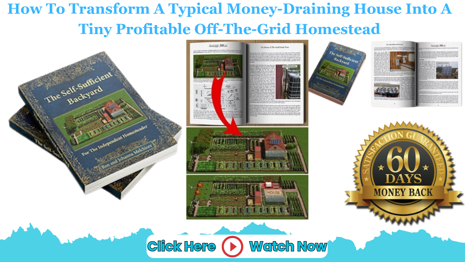 Transform House Into Profitable Off-The-Grid Homestead